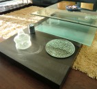 Konferenční stolek ze skla