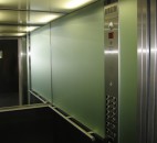 Výtahová kabina sklo